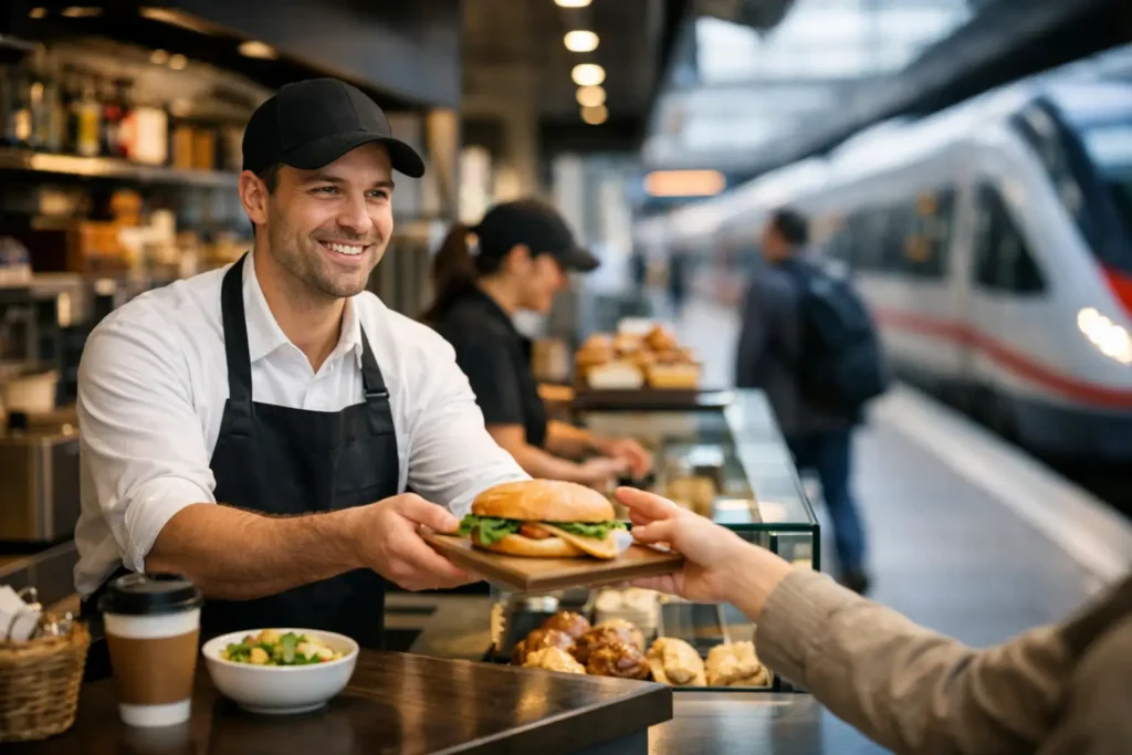 What a Rail Station Food Service Operator Does