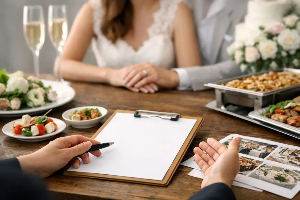 How to Plan Wedding Catering Without Guesswork
